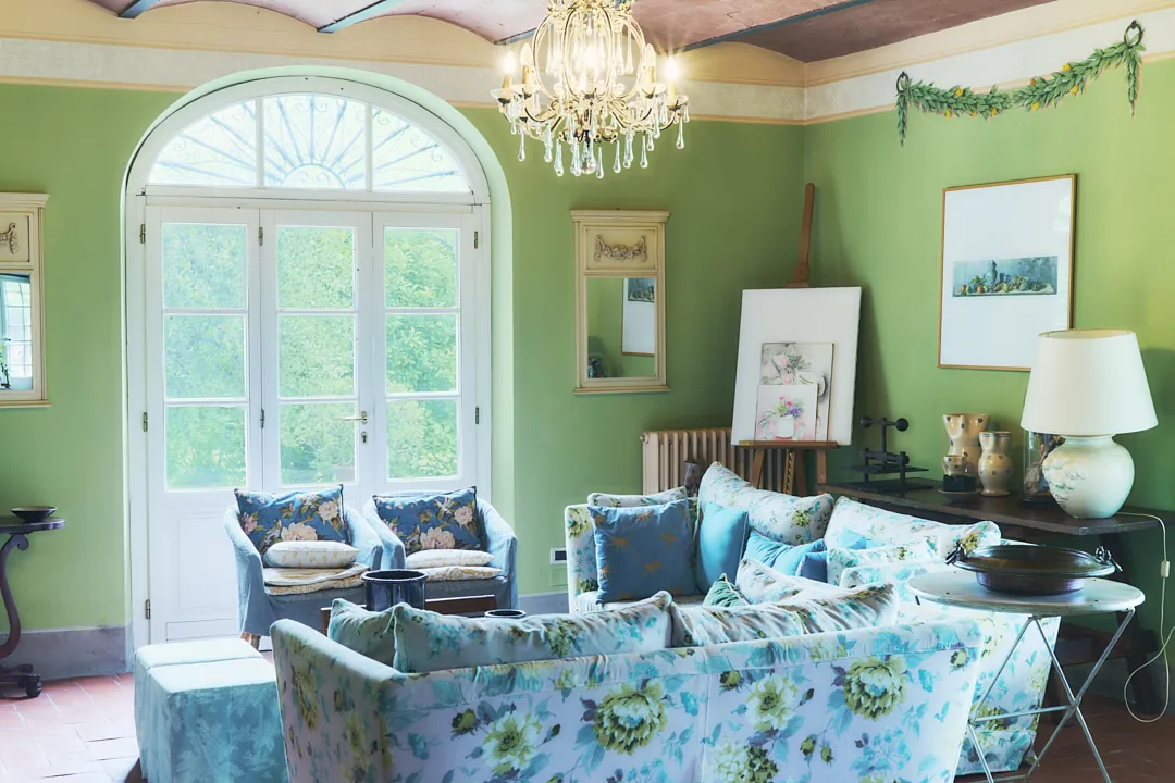 Dining room at Villa Niccolai
