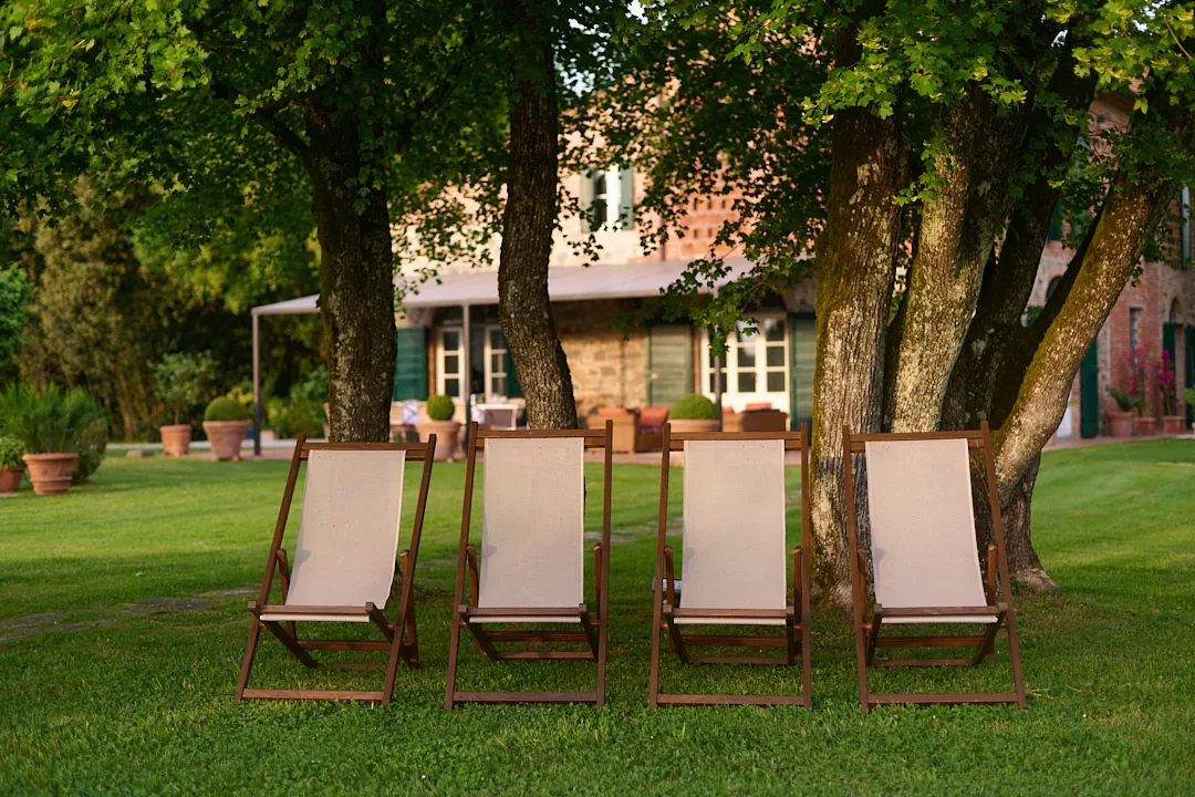 Villa Niccolai outdoor spaces