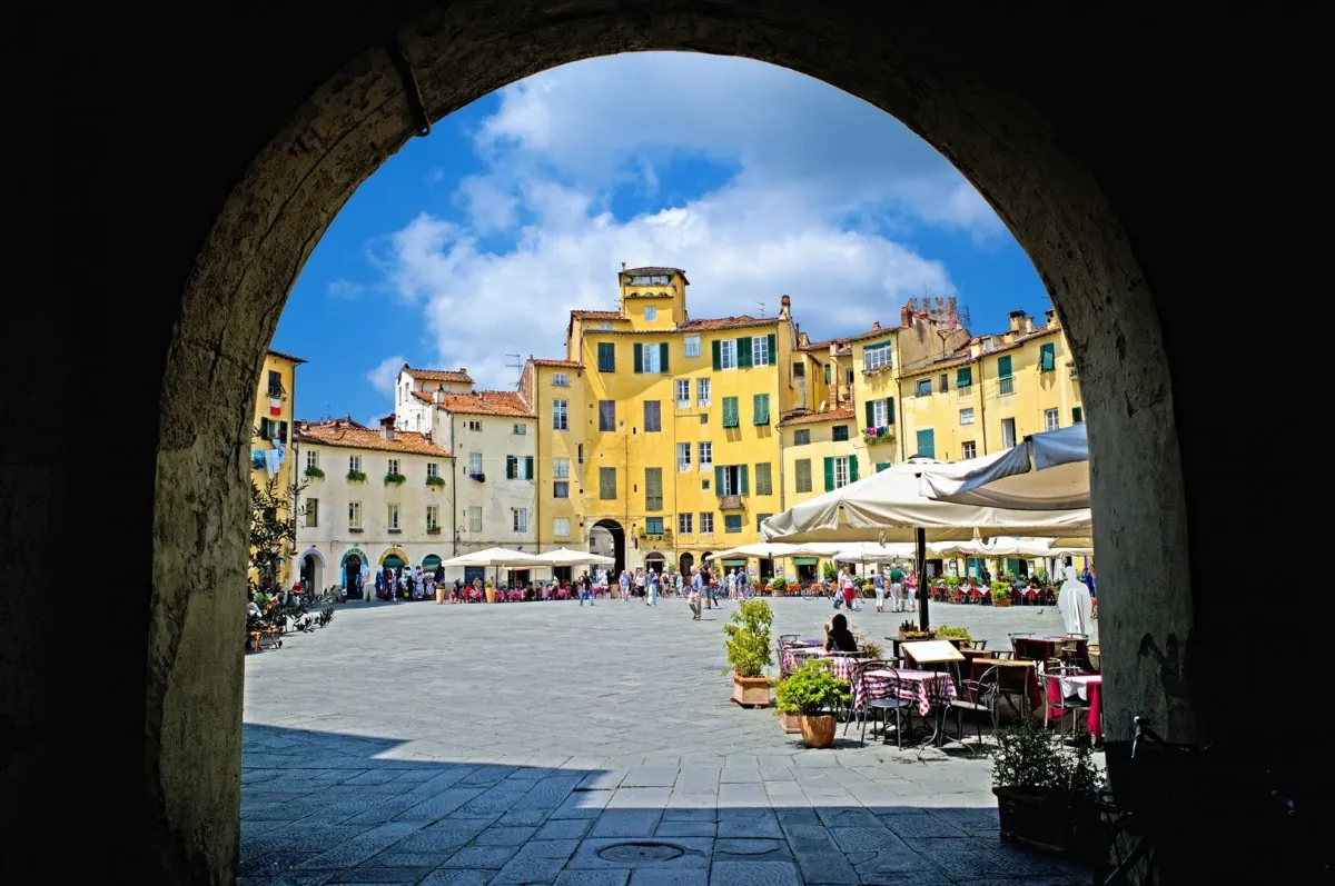 Historic centre of Lucca in Tuscany
